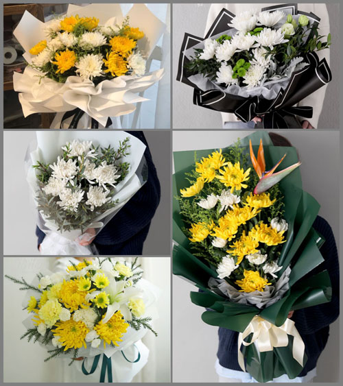 广东梅州市五华县河东镇白事花束代送